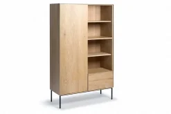 Schrank Whitebird Eiche natur H 178 cm