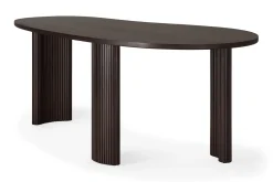 Schreibtisch Boomerang Mahagoni B 200 cm