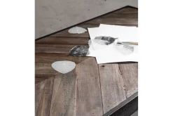 Schreibtisch Criss Cross Massivholz B 120 cm