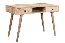 Schreibtisch 70ties Bastler Mangoholz weiss