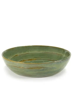 Schüssel Steingut seegrün D 20 cm