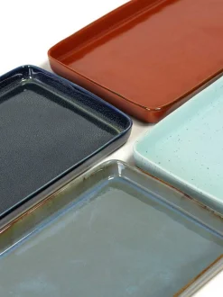 Servierplatte Terres de Reves dunkelblau B37cm