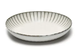 Servierschale Inku rund weiss klein