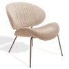 Sessel Alvaro Lounge Stoff rosa