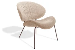 Sessel Alvaro Lounge Stoff rosa