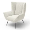Sessel Evelin Cord Creme