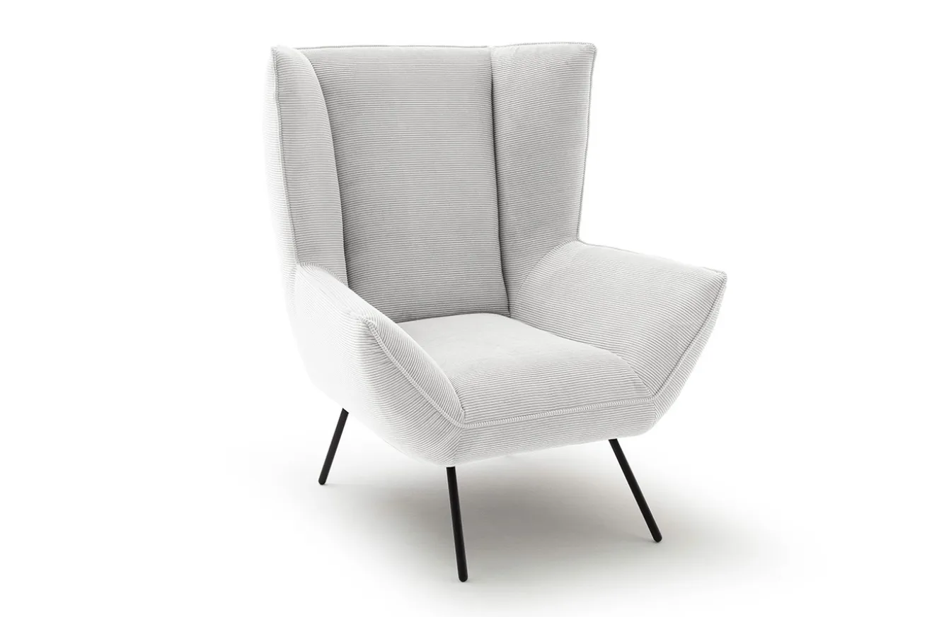 Sessel Evelin Cord weiss