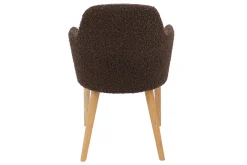 Sessel Flaminia Stoff braun