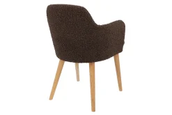 Sessel Flaminia Stoff braun