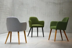 Sessel Flaminia Stoff grün