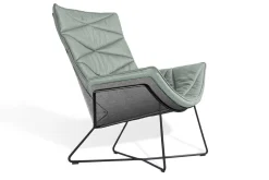 Sessel Nest Pure Lounge Cord türkis