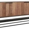 Sideboard Cosmo Teak Metall 185 x 100 cm
