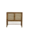 Sideboard Nele Holz Rattan 88x40 cm