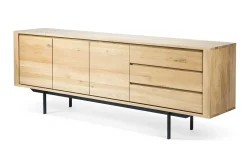 Sideboard Oak Shadow Eiche massiv B 224 cm