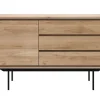 Sideboard Oak Shadow Eiche massiv B 134 cm