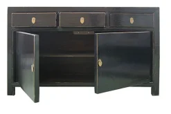 Sideboard schwarz 135 cm
