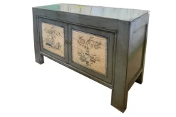 Sideboard Shanxi grau flower 135cm