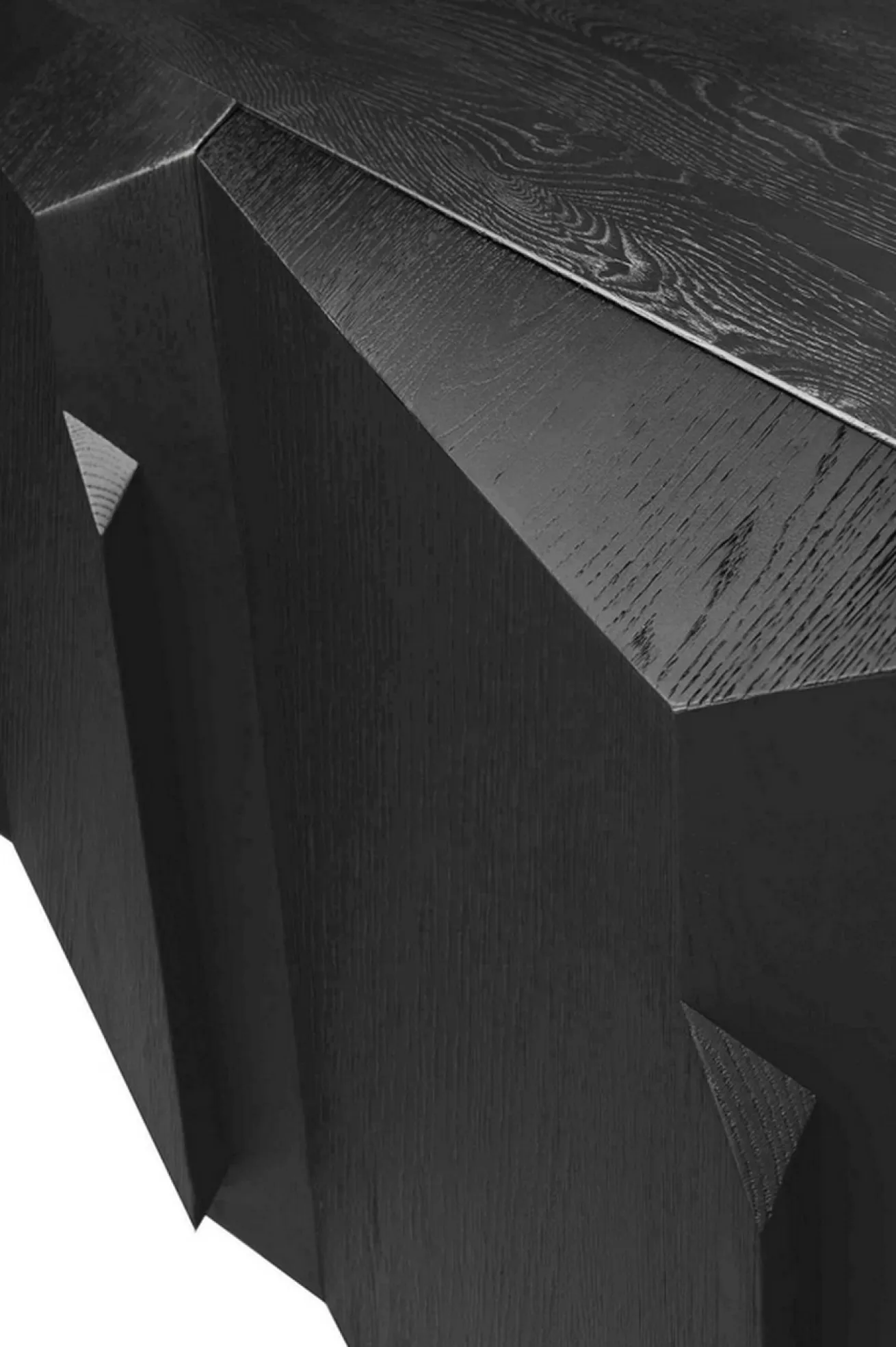 Sideboard Stairs Eiche schwarz B 150 cm