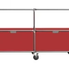 Sideboard System 180 rot B 148,5 cm