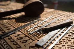 Sideboard Tabwa Teak massiv B 200 cm