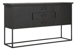 Sideboard Timeless Black Teak schwarz B 158cm