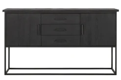 Sideboard Timeless Black Teak schwarz B 158cm