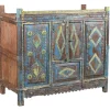 Sideboard Vintage blau gelb