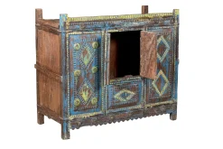 Sideboard Vintage blau gelb