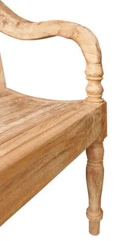 Sitzbank Flower Teak natur ca 190 cm