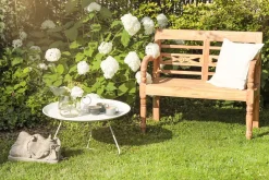 Sitzbank Flower Teak natur ca 130 cm