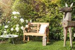 Sitzbank Flower Teak natur ca 130 cm