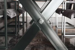 Sitzbank Kansas Eiche schwarz 180cm