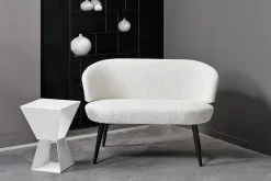 Sitzbank Trick Stoff weiß