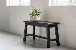 Sitzbank Trinity recycletes Teakholz schwarz