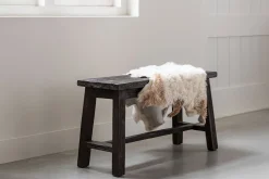 Sitzbank Trinity recycletes Teakholz schwarz