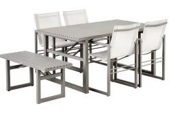 Sitzbank Vevi Aluminium beige 105cm