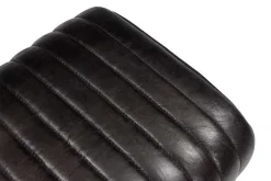 Sitzbank Vintage Leder schwarz B 87 cm