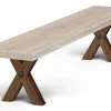 Sitzbank Ydun Eiche White Wash 180cm