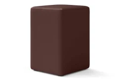 Sitzhocker Basic Leder braun