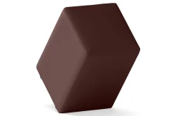 Sitzhocker Basic Leder braun