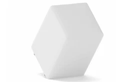 Sitzhocker Basic Leder weiß