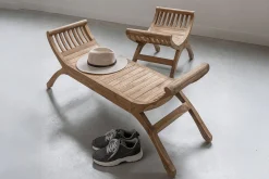 Sitzhocker Cleopatra Teakholz B 105 cm