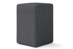 Sitzhocker Filz grau