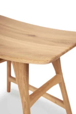 Sitzhocker Osso Eiche H 48 cm