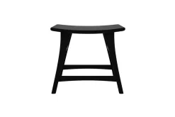 Sitzhocker Osso Eiche schwarz H 48 cm