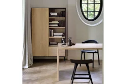 Sitzhocker Osso Eiche schwarz H 48 cm