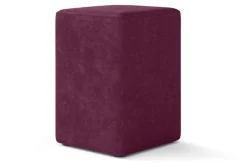 Sitzhocker Samt lila