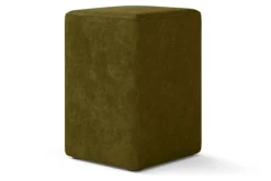 Sitzhocker Samt olive
