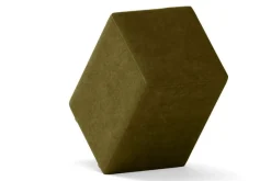 Sitzhocker Samt olive