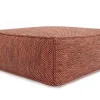 Sitzkissen Silky Outdoor quadratisch terrakotta
